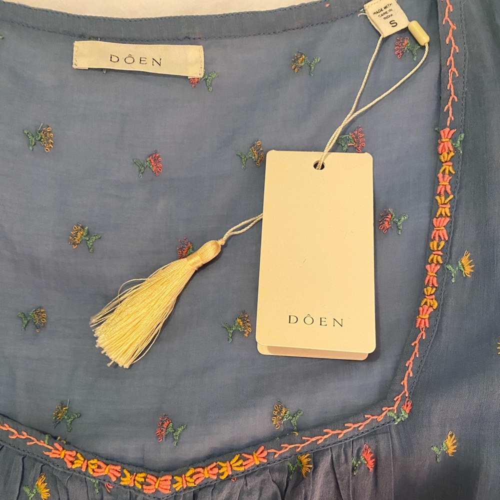 NWT Doen Tetra Dress, Sz Small - Picture 7 of 13